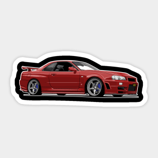 Red Evil Sticker